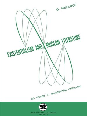 cover image of Existentialism and Modern Literature